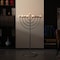 Vintiquewise Large Modern Silver 9 Branch Lighting Thin Pipe Hanukkah Menorah, Metal-Aluminum QI004118.SI.L - alternate 6